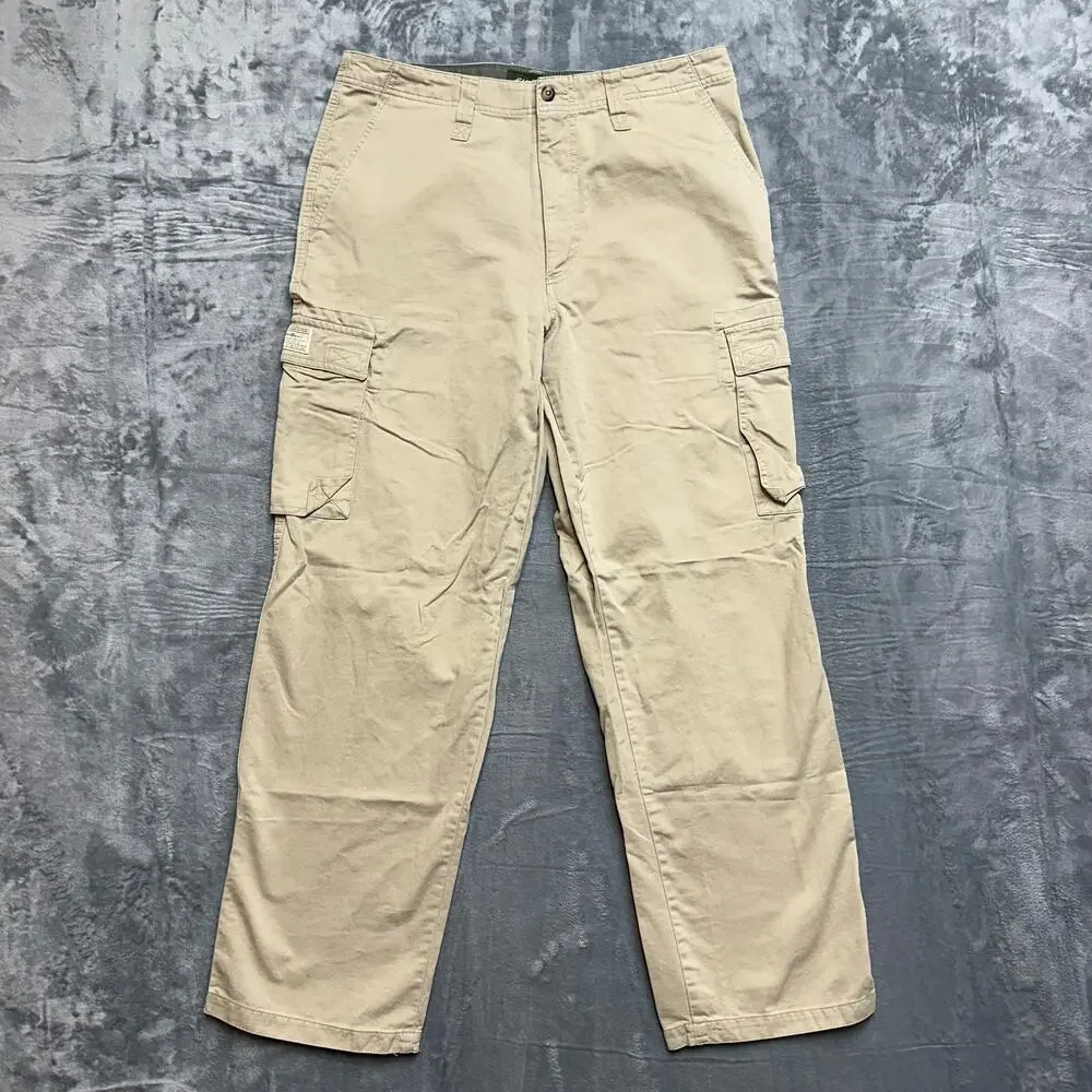 Eddie Bauer Authentic Outdoor‎ Outfitter Cargo Pants Men's Size 36x32 Beige